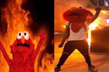 Meme de Elmo se hace realidad tras protestas por George Floyd