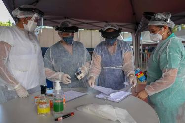Brasil reporta récord de mil 349 muertes por coronavirus en 24 horas
