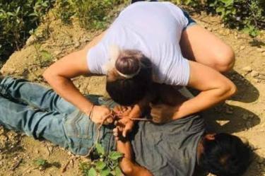 Mujer somete y amarra a presunto violador en Hidalgo