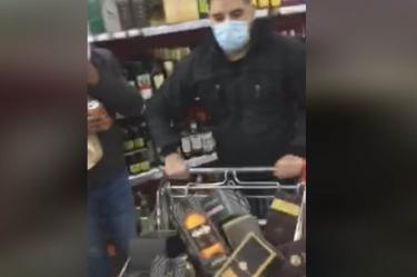 Ganó un minuto dentro del 'super' para llevarse lo que quisiera… esto agarró