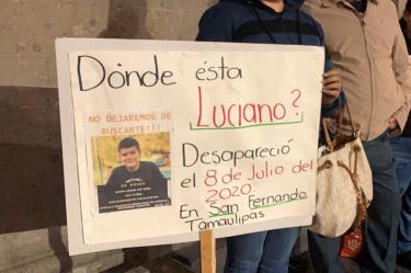 Luciano de 14 años de edad fue secuestrado el 8 de julio. Foto: José Antonio García