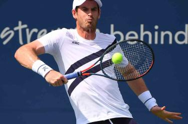 Andy Murray reapareció tras su lesión en la Copa Davis. (Reuters)
