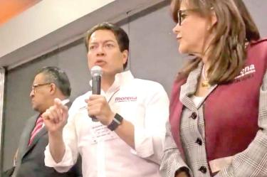 El coordinador de los diputados de Morena, Mario Delgado, dijo que van a actuar con mucha prudencia, respetando a todos los grupos parlamentarios. Foto: Especial