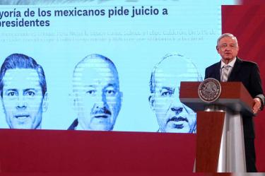 Consulta ciudadana, Expresidentes, Juicio, Gobierno de México, Andrés Manuel López Obrador, Carlos Salinas de Gortari, Ernesto Zedillo, Vicente Fox, Felipe Calderón, Enrique Peña Nieto, Sexenio, Corrupción, Seguridad, Narcotráfico, Violencia, Justicia, Desvío de recursos, Pobreza, Desigualdad, Transparencia, Investigación, Saqueo, Privatización, Fraude electoral, Democracia