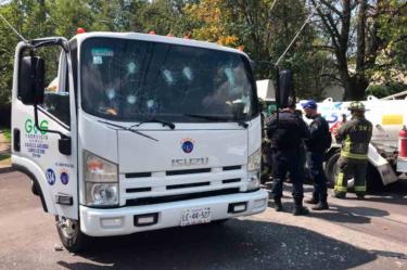 El pasado 9 de octubre, dos grupos de repartidores de Gas LP se enfrentaron en la zona de Lomas de Chapultepec. Foto: Ricardo Vitela