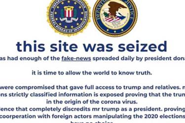 La página web de Donald Trump fue hackeada por unos momentos, este es el mensaje que pusieron.