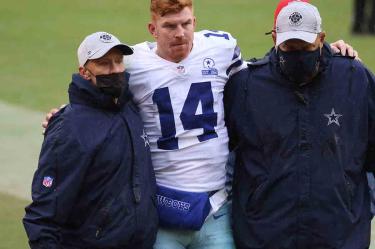 Andy Dalton cumplirá con el protocolo de conmociones y no jugará ante las Águilas. (Reuters)