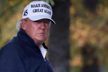 El funcionario estuvo en un evento con el abogado de Trump y Eric Trump, hijo del presidente.