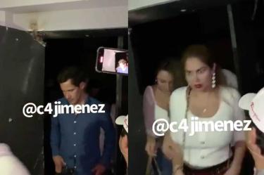La gente fue sacada del lugar por las autoridades. Foto: captura de pantalla