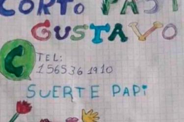 El papá, afortunadamente, ya tiene trabajo. Foto. Twitter