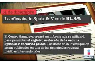 El Centro Gamaleya es el que da el aval sobre la efectividad de la vacuna rusa Sputnik V, dijo la embajada rusa en Facebook. Foto: Especial
