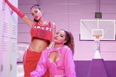 Natti Natasha y Becky G lanzan Ram Pam Pam. Foto: IG iambeckyg