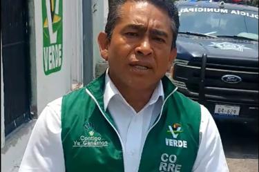 El candidato a edil consideró que el robo podría estar relacionado con las campañas electorales, por lo que pidió establecer un pacto de civilidad entre candidatos. Foto: Especial