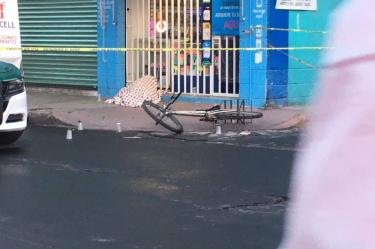 La víctima recibió seis impactos de bala. / Foto: Ricardo Vitela.