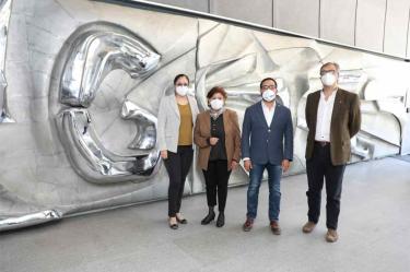 El candidato presentó su plataforma en materia de infraestructura para el periodo 2021-24. Foto: Especial