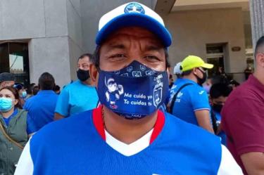 Melvin Brown se dijo entusiasmado por volver a ver campeón a Cruz Azul. (Edgar Berrios)