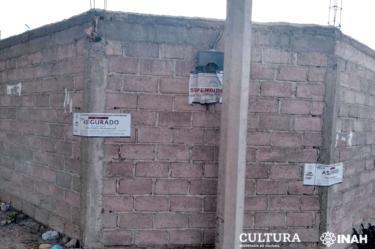 La obra se realiza en la zona catalogada como Area B de Restricción, por lo que los trabajos realizados ponen en riesgo la zona, protegida desde 1988 por decreto presidencial. / Foto: Tomada de Twitter @INAHmx.