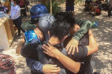 Por décimo tercer mes consecutivo la cifra de migrantes detenidos en la frontera entre México y Estados Unidos alcanzó un máximo histórico, al cierre de mayo de 2021. Foto: Cuartoscuro