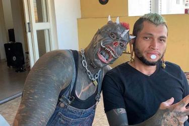 A los 19 años Michel Faro do Prado lo que parecía un comentario pasajero. Este joven quería ser la encarnación del diablo en la Tierra / Instagram