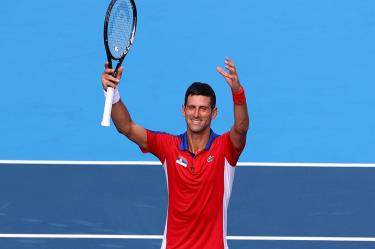 Novak Djokovic derrotó en dos sets a Hugo Dellien (Foto de Reuters)