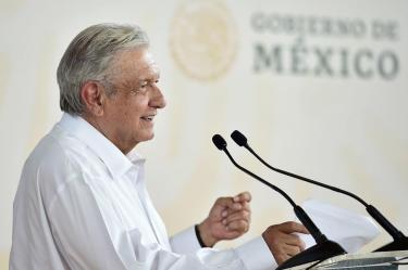 El presidente, Andrés Manuel López Obrador desde Veracruz/Cuartoscuro