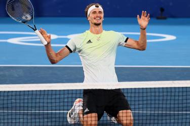 Zverev le ganó en dos sets a Karen Khachanov (Foto de Reuters)