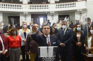 El Congreso de la Ciudad de México ratificó la designación de Benjamín Marina Martín como magistrado del Tribunal de Justicia Administrativa. Foto: Especial