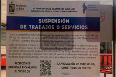 Autoridades sanitarias de NL continúan con las suspensiones de negocios que incumplen protocolos de sanidad contra Covid-19. Imagen archivo: ABC Noticias