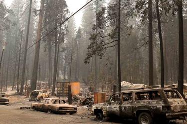 Nuevo incendio forestal explota cerca de la capital de California
