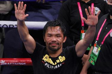 Manny Pacquiao desconoce si seguirá en el boxeo. (AFP)