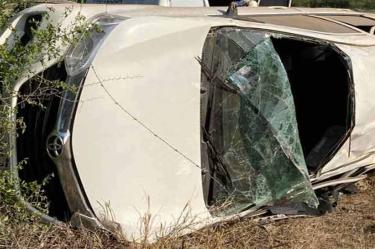 Accidente por exceso de velocidad en carretera de Tamaulipas deja ocho heridos