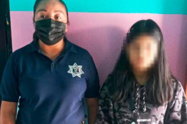 La menor de edad fue localizada en un local comercial de Hidalgo, en compañía de un adulto de 23 años, que fue presentado ante el Ministerio Público para la aclaración correspondiente.