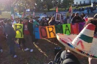 Beatriz Gutiérrez Müller, agradeció el apoyo que brindaron los migrantes mexicanos a López Obrador en Washington. Foto: Facebook