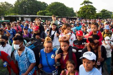 Chiapas registra un aumento considerable en el número de migrantes haitianos. Foto: Reuters