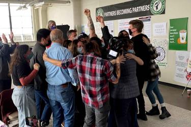 Los trabajadores formarán un sindicato en Estados Unidos. Foto: AFP