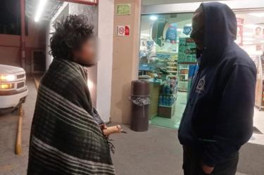 En últimos días, autoridades de Durango intensificaron los recorridos en diferentes zonas, centros comerciales, plazas y hospitales, en busca de personas que se encuentran en situación de calle.