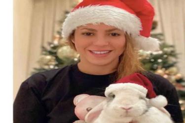 Es tradición que las familias se reúnan para celebrar con una emotiva cena e intercambio de regalos. Foto IG Shakira