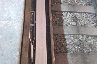 Las maniobras del personal del área de Transportación para retirar la muleta requirieron unos tres minutos. Foto: Especial
