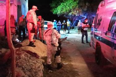 Esta noche se registró un hecho violento en el domicilio de Netzahualcóyotl Cordero García, director general del portal CGNoticias. Foto: Fátima Vázquez