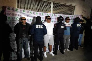Los sujetos presuntamente pertenecen a un grupo delictivo que opera principalmente en la colonia Morelos. Foto: Mauricio Hernández