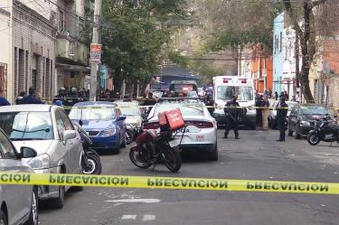 La zona fue asegurada por elementos de la Secretaría de Seguridad Ciudadana. Foto: Especial