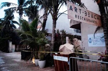 El exclusivo restaurante Art Beach Tulum fue clausurado tras los homicidios de anoche. Foto: Poder y Crítica