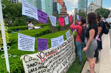 Colectivos y familias de víctimas de feminicidio se manifiestan en ...