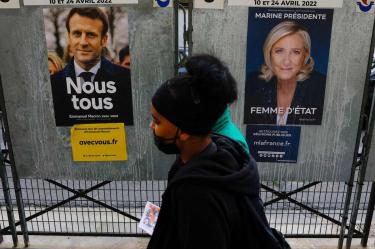 Macron y Le Pen irán a una segunda vuelta; elección presidencial en Francia.