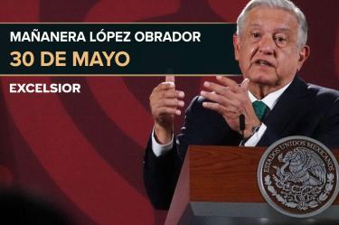 Imagen de Andrés Manuel López Obrador durante una de sus conferencias.