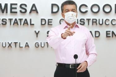 Rutilio Escandón. gobernador de Chiapas