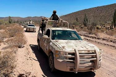 Elementos de la Sedena en Sonora.