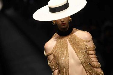 Modelo en pasarela