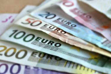 euros de diferentes nominaciones