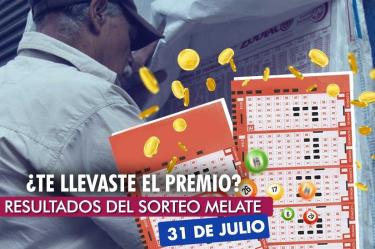 Descubre quién ganó el Melate del 31 de julio de 2022